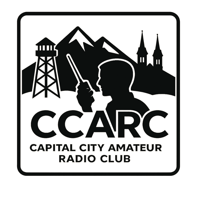 Capital City Amateur Radio Club fire tower logo